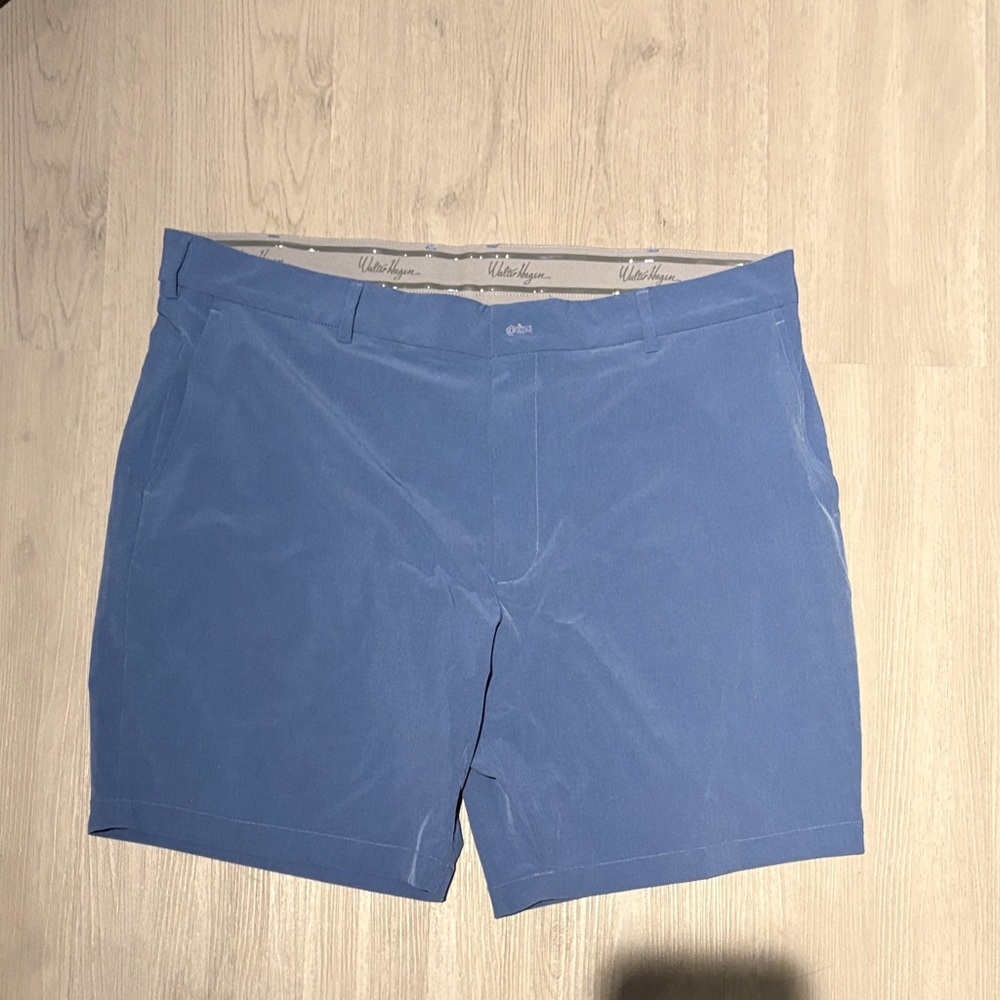 Walter Hagen Men's Performance Stretch Shorts in Blue